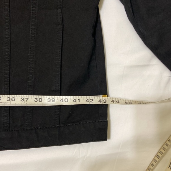 SOULLAND BLACK DENIM JACKET - Picture 5 of 11